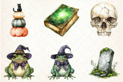 Vintage Halloween Clipart Bundle 15 - CraftNest - Digital Crafting and Art