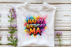 Happy Birthday Ma Clipart Bundle 4 - CraftNest - Digital Crafting and Art