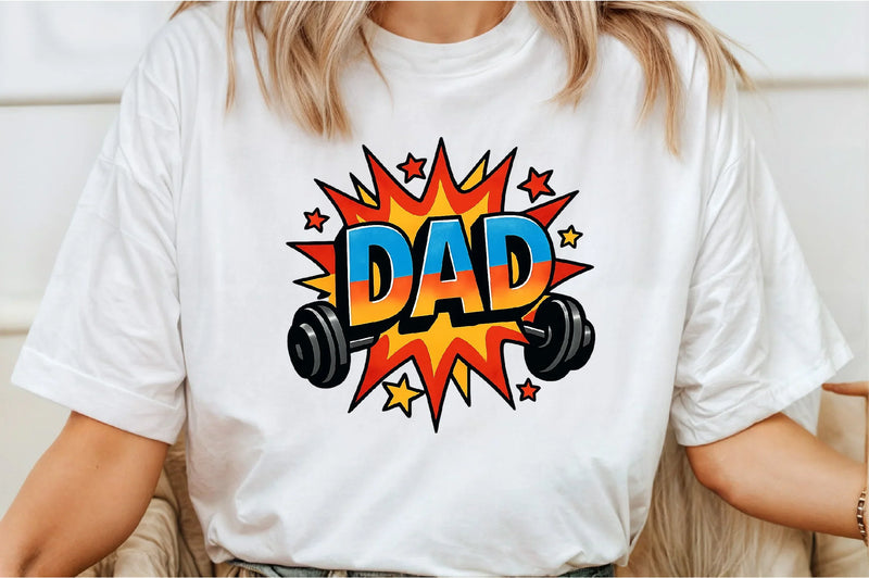Dad Comic Style Clipart Bundle - CraftNest - Digital Crafting and Art