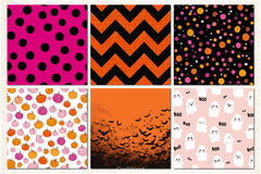Cute Halloween Digital Paper Pack 3 - CraftNest - Digital Crafting and Art