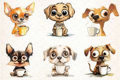 Crazy Dog Clipart Bundle 1 - CraftNest - Digital Crafting and Art