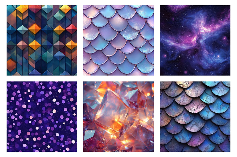 Luminous Purple Seamless Digital Papers - CraftNest - Digital Crafting and Art