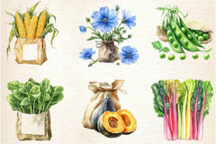 Vegetable Seeds Packet Clipart Bundle - CraftNest - Digital Crafting and Art