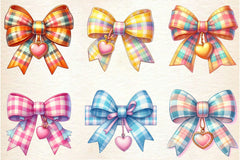Coquette Valentine Bow Clipart Bundle 4 - CraftNest - Digital Crafting and Art