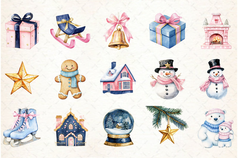 Winter Charm Clipart Bundle - CraftNest - Digital Crafting and Art