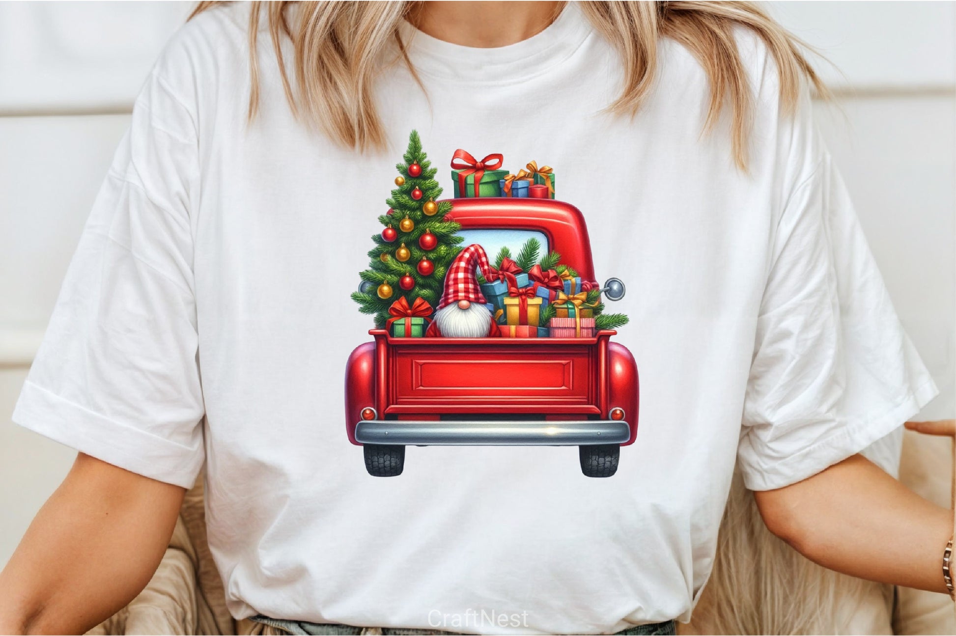 Merry Christmas Truck Clipart Bundle 3 - CraftNest - Digital Crafting and Art