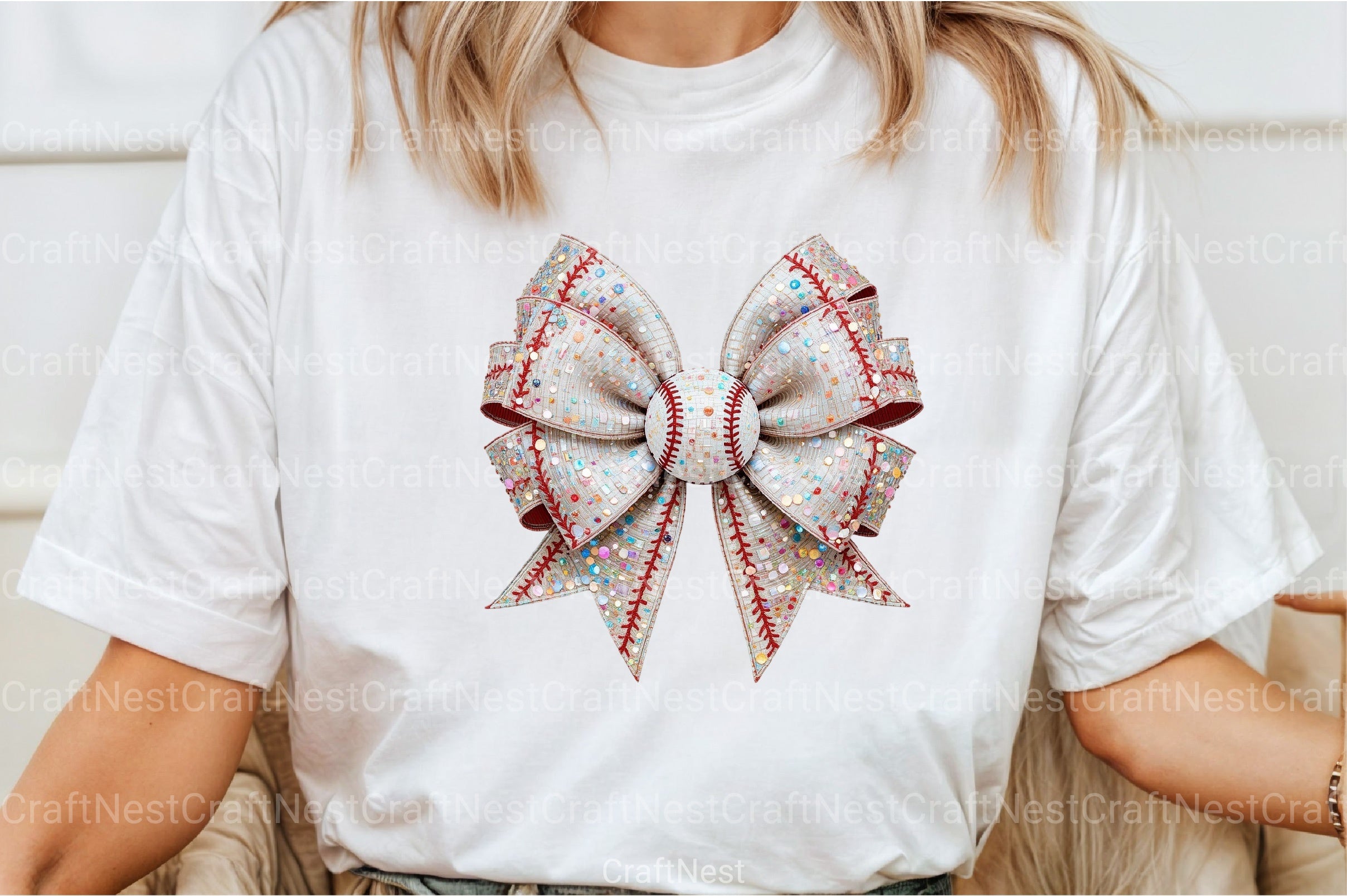 Baseball Cheer Bow Clipart Bundle - CraftNest - Digital Crafting and Art