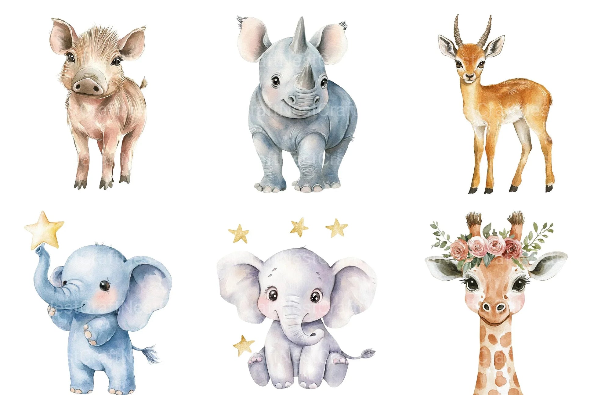 Safari Clipart - CraftNest - Digital Crafting and Art
