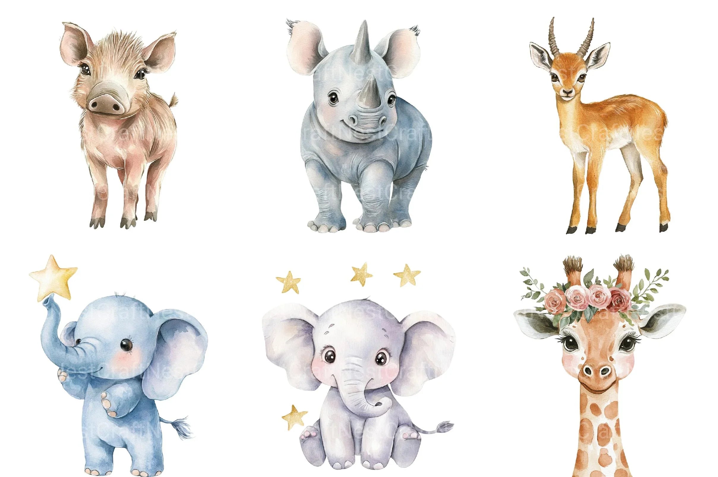 Safari Clipart - CraftNest - Digital Crafting and Art
