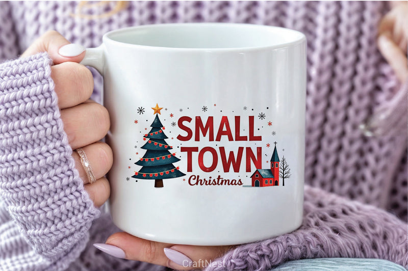 Small Town Christmas Clipart Bundle - CraftNest - Digital Crafting and Art