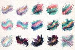 Brushstroke Backgrounds Clipart Bundle - CraftNest - Digital Crafting and Art