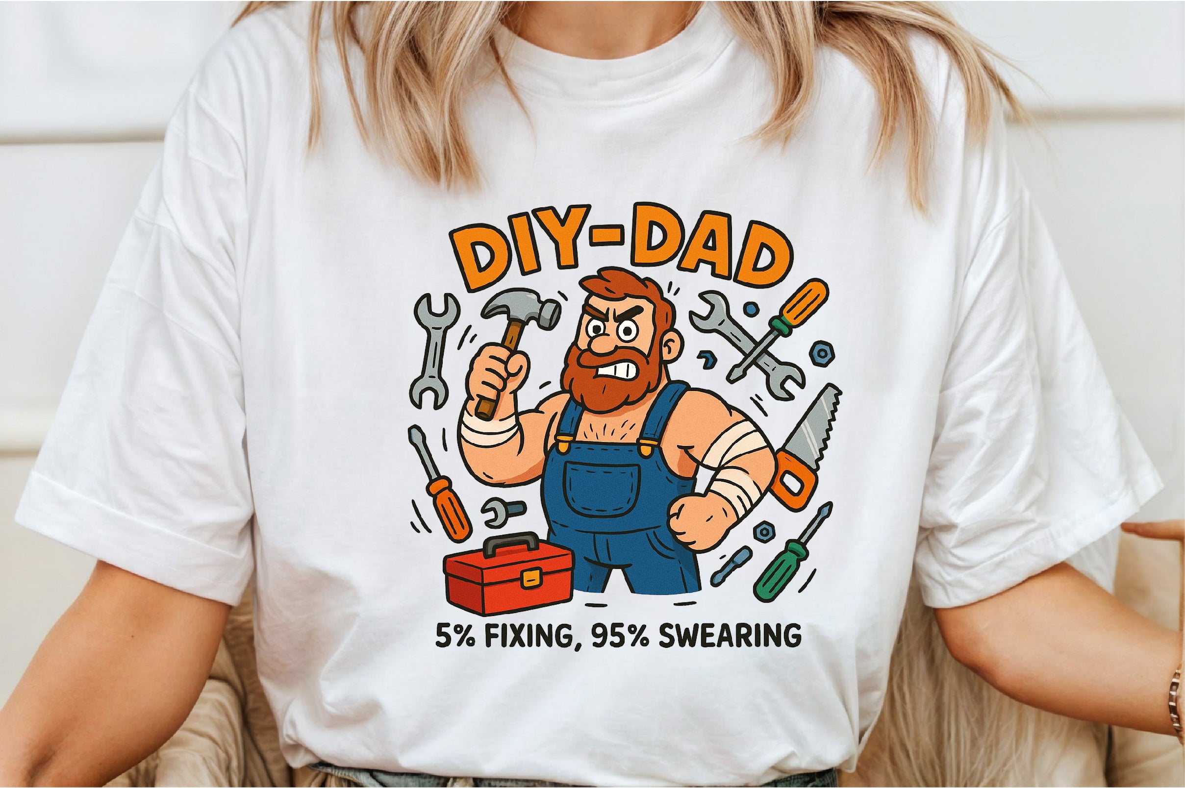 DIY Dad Funny Father's Day Clipart Bundle