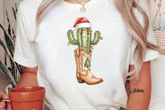 Cowboy Boots Christmas Clipart Bundle - CraftNest - Digital Crafting and Art