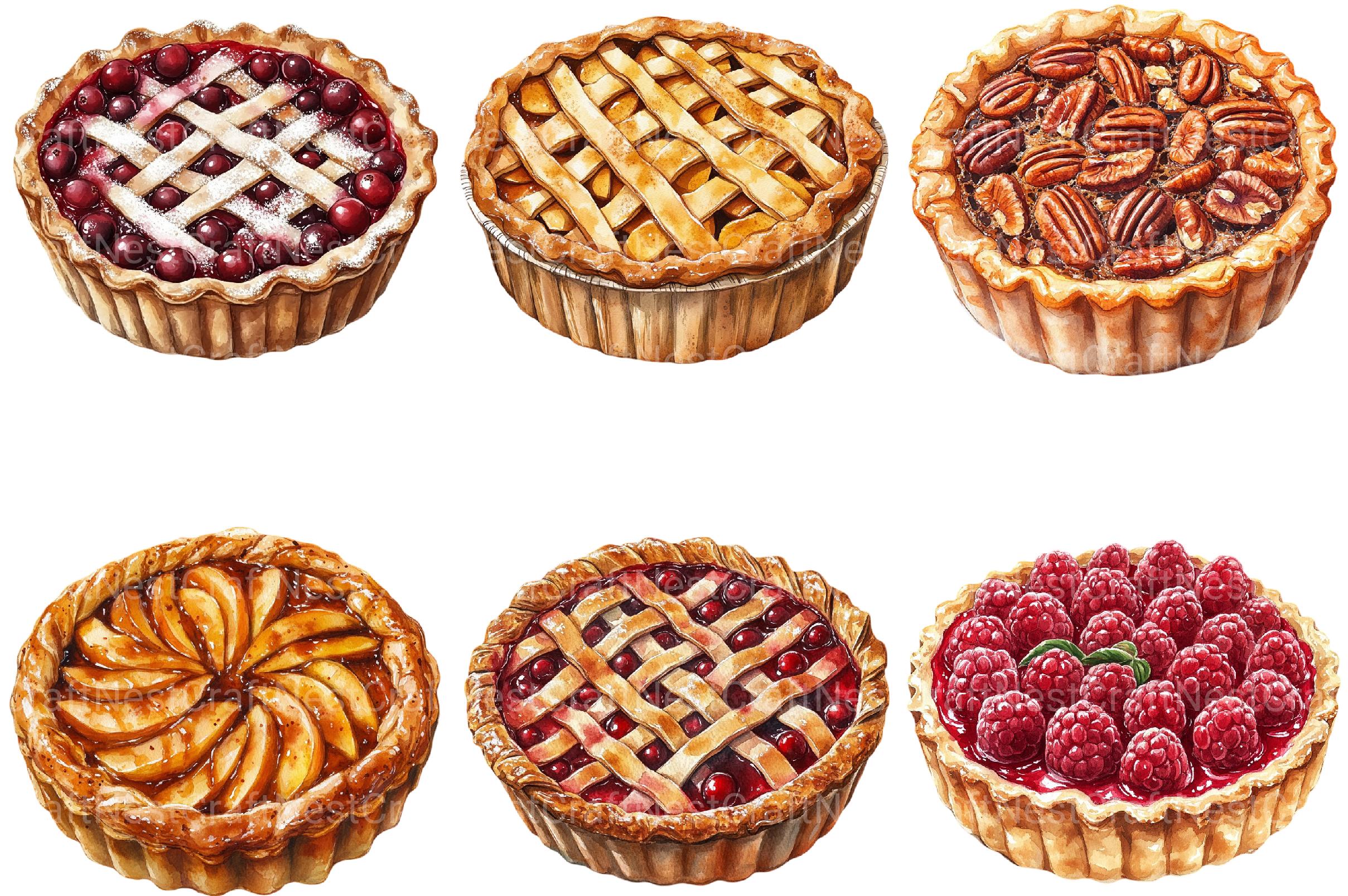 Pie Cliparts - CraftNest - Digital Crafting and Art