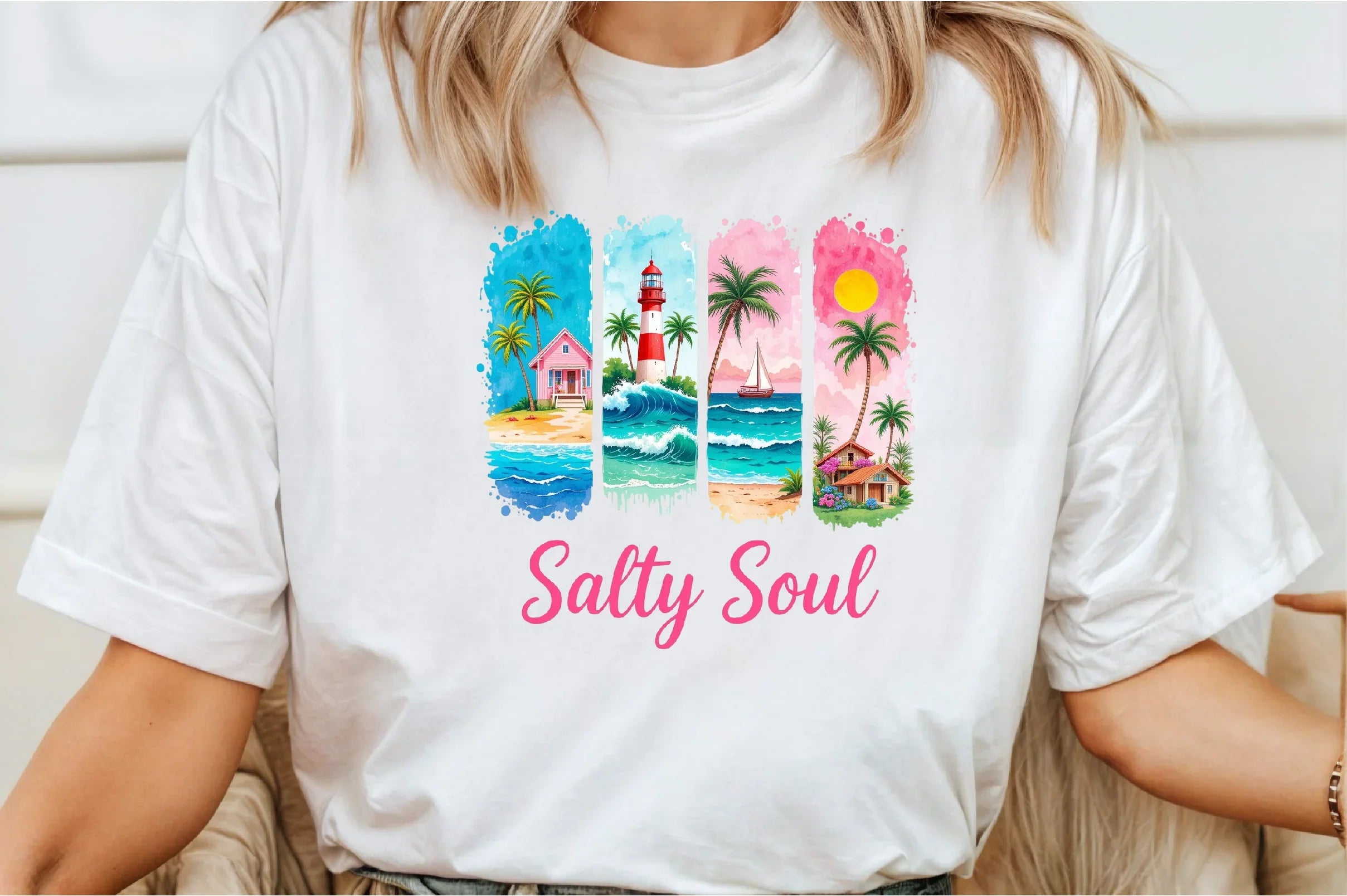 Summer Salty Soul Beach Clipart Bundle - CraftNest - Digital Crafting and Art