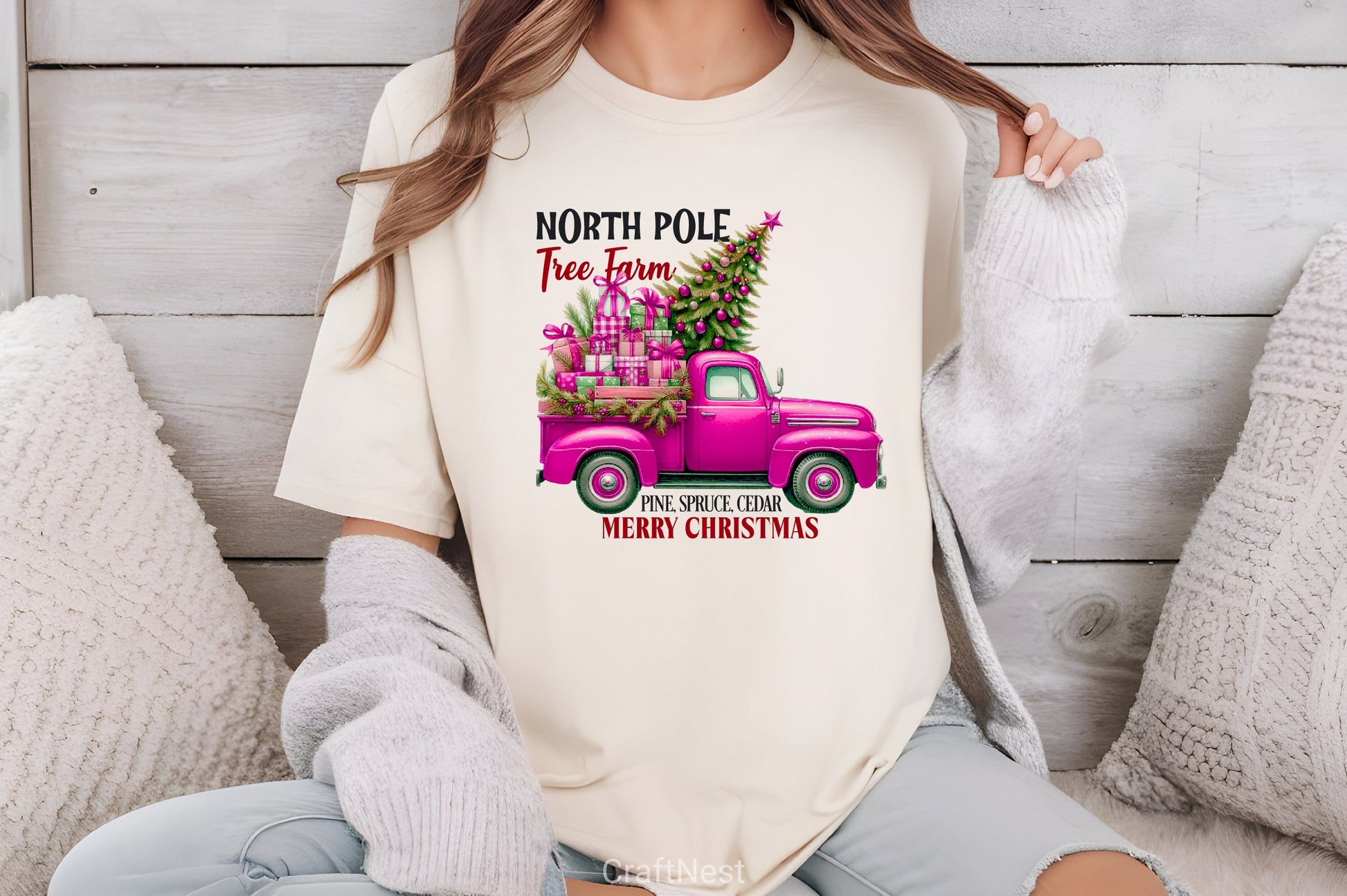 North Pole Christmas Tree Clipart Bundle - CraftNest - Digital Crafting and Art