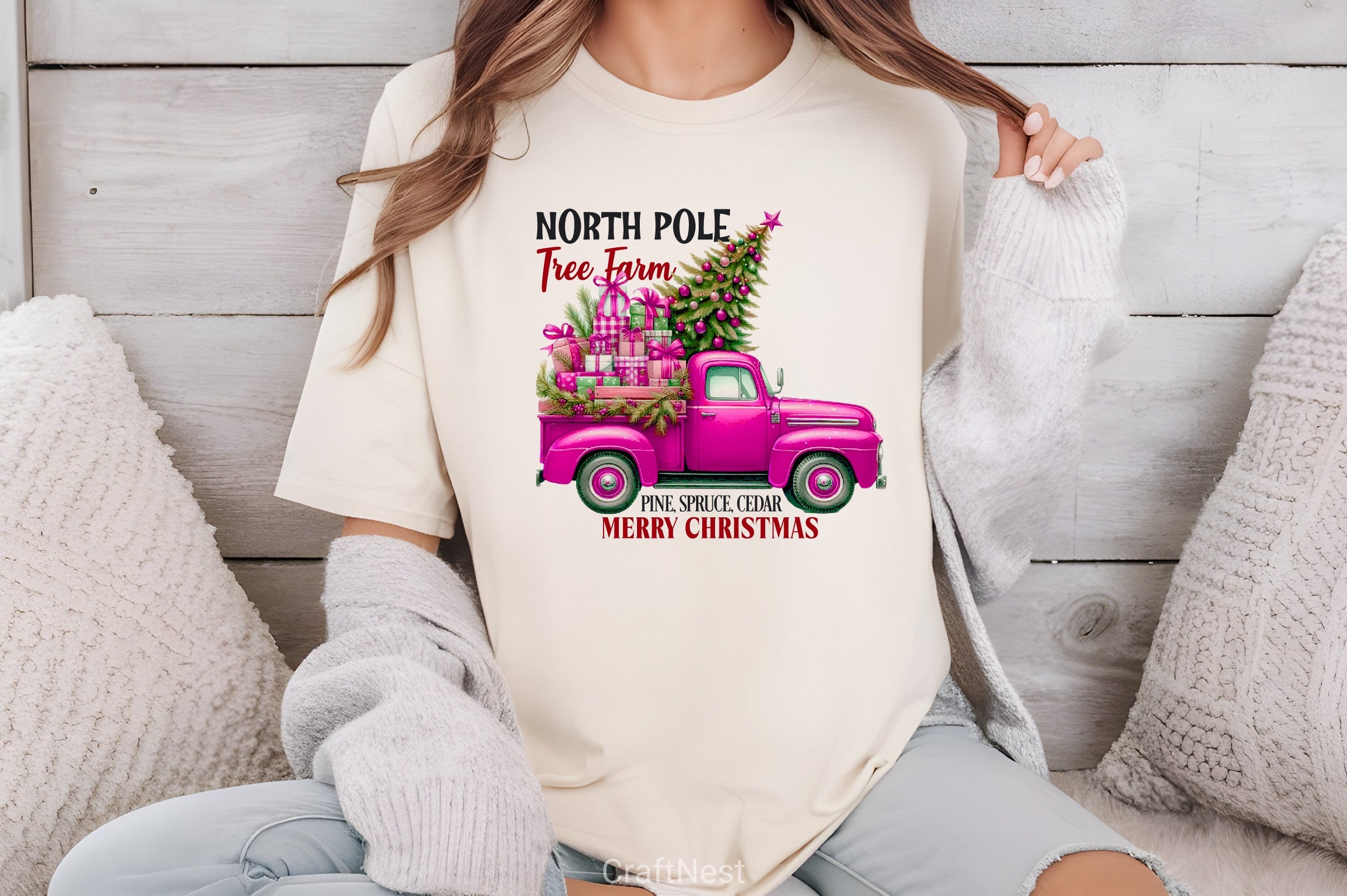 North Pole Christmas Tree Clipart Bundle - CraftNest - Digital Crafting and Art