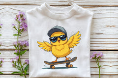 Cool Duck Skateboard Clipart Bundle - CraftNest - Digital Crafting and Art