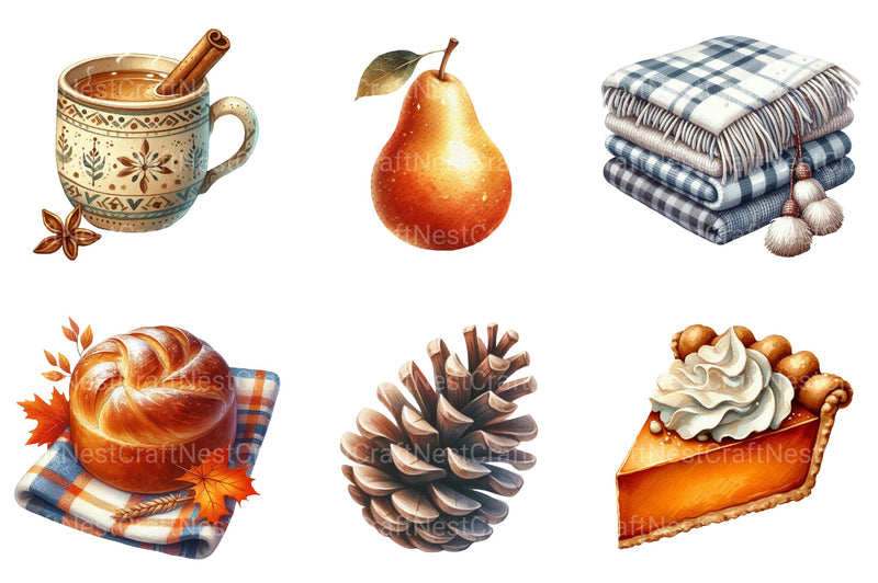Fall and Thanksgiving Clipart - CraftNest - Digital Crafting and Art