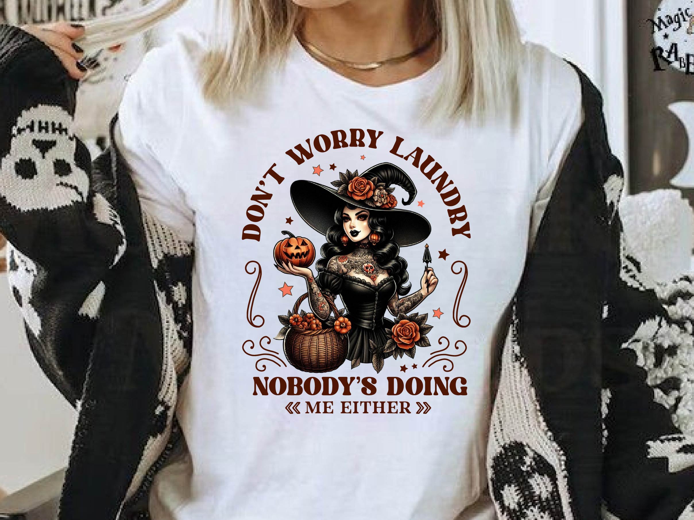 Dont Worry Laundry Vintage Halloween Clipart Bundle - CraftNest - Digital Crafting and Art