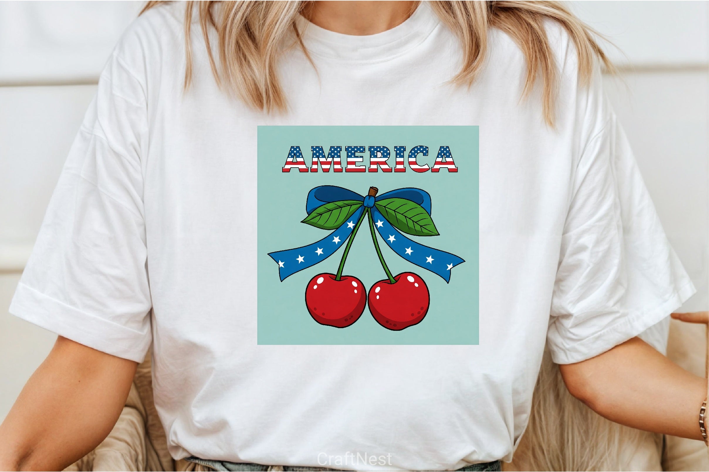 4th of July Cherry Clipart Bundle - CraftNest - Digital Crafting and Art