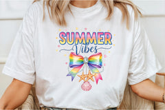 Retro Summer Vibes Coquette Clipart Bundle - CraftNest - Digital Crafting and Art