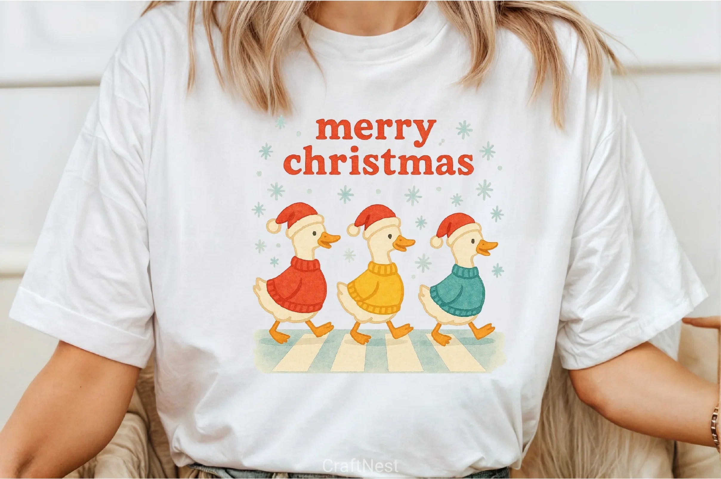 Merry Christmas Goose Clipart Bundle - CraftNest - Digital Crafting and Art