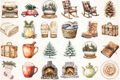 Neutral Christmas Clipart Bundle - CraftNest - Digital Crafting and Art
