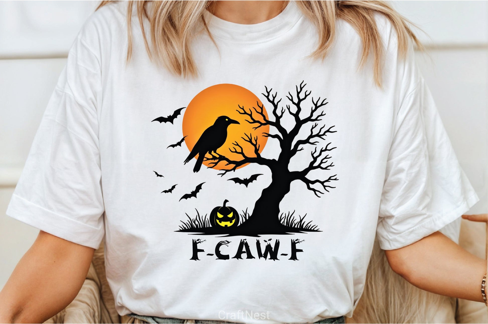 Black Crow Halloween T Shirt Clipart Bundle - CraftNest - Digital Crafting and Art
