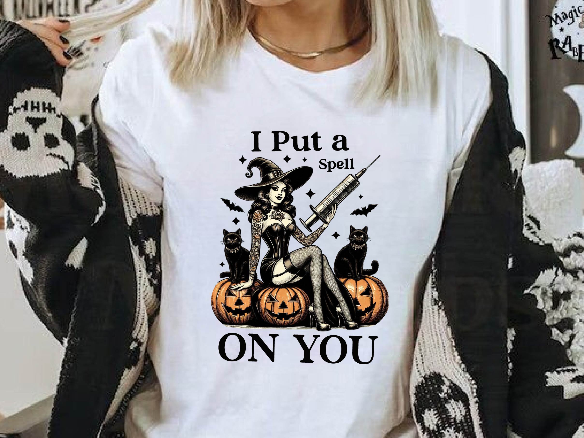 I Put A Spell On You Vintage Halloween Clipart Bundle - CraftNest - Digital Crafting and Art