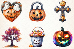 Groovy Halloween Clipart Bundle - CraftNest - Digital Crafting and Art
