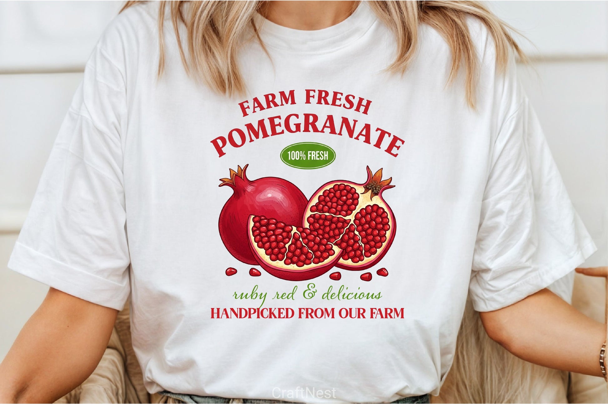 Farm Fresh Pomegranate Clipart Bundle - CraftNest - Digital Crafting and Art