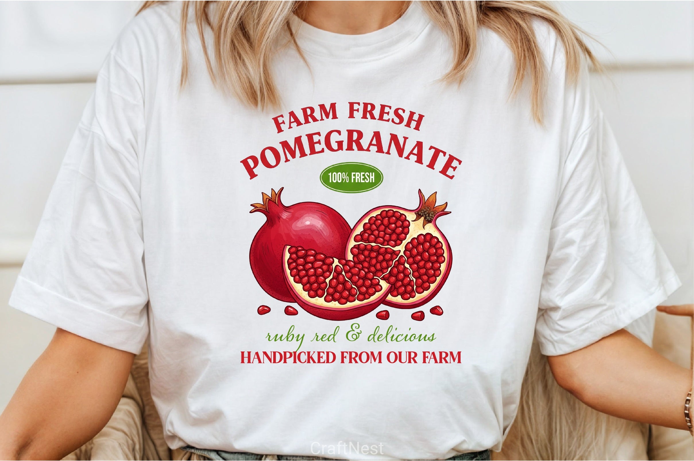 Farm Fresh Pomegranate Clipart Bundle - CraftNest - Digital Crafting and Art