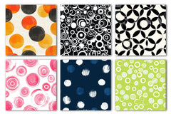 Abstract Circles Digital Paper - CraftNest - Digital Crafting and Art