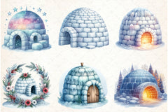 Igloo Clipart Bundle - CraftNest - Digital Crafting and Art