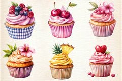 Summer Cupcake Clipart Bundle 2 - CraftNest - Digital Crafting and Art