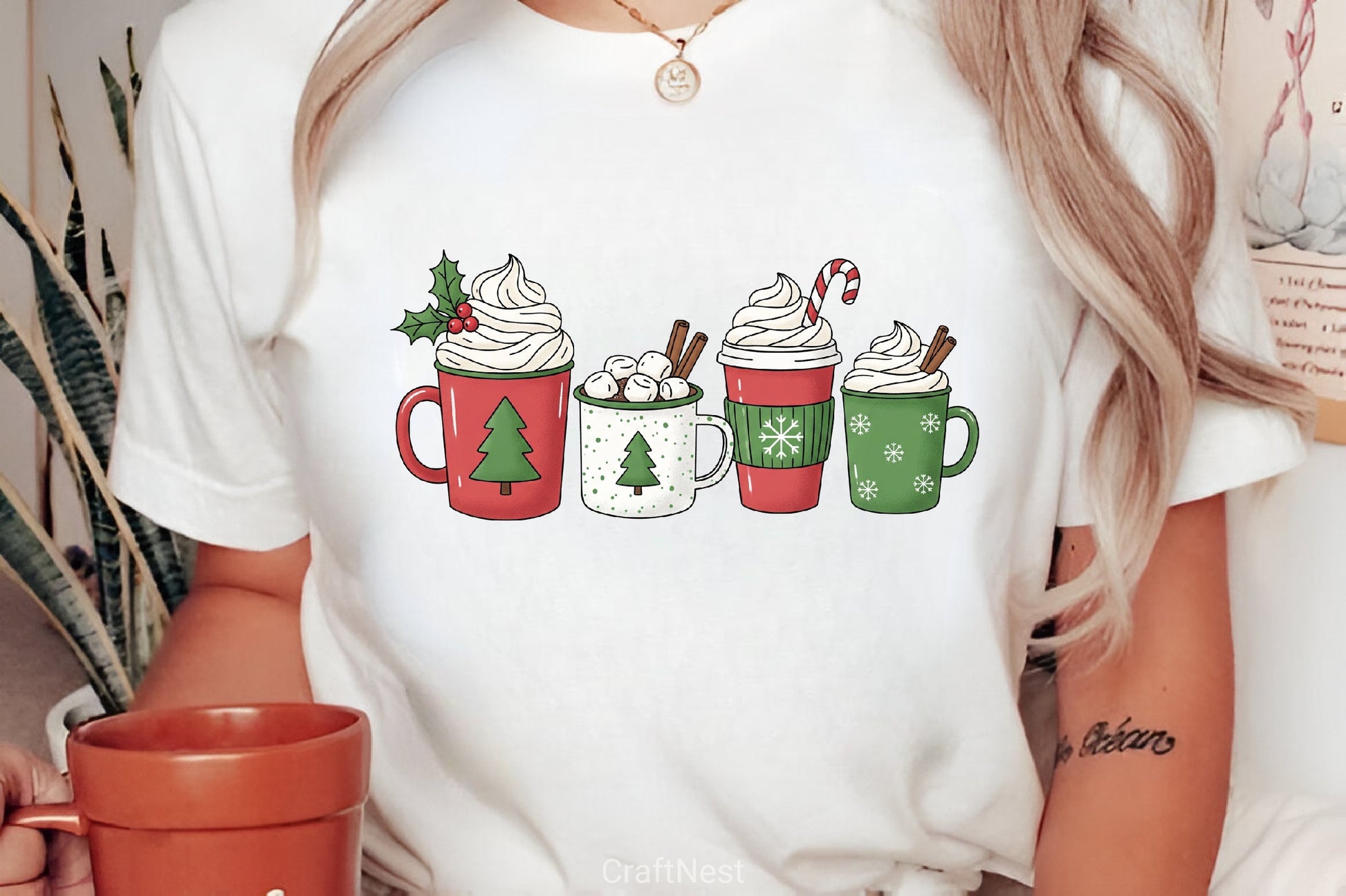 Christmas Coffee Clipart Bundle 7 - CraftNest - Digital Crafting and Art