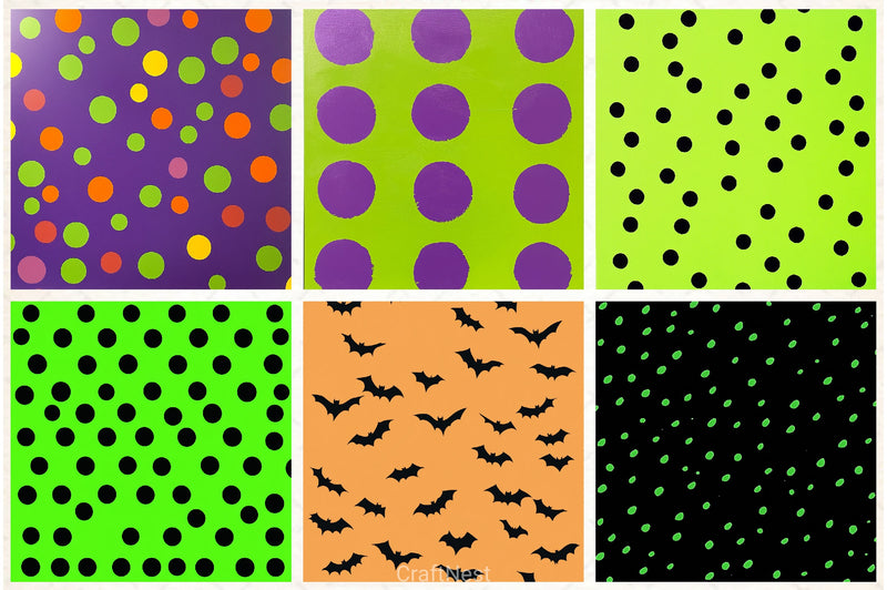 Halloween Digital Paper Set - CraftNest - Digital Crafting and Art