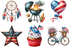 Full 4th of July Clipart Bundle - CraftNest - Digital Crafting and Art