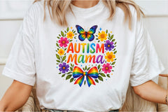 Autism Mama Shirt Clipart Bundle - CraftNest - Digital Crafting and Art