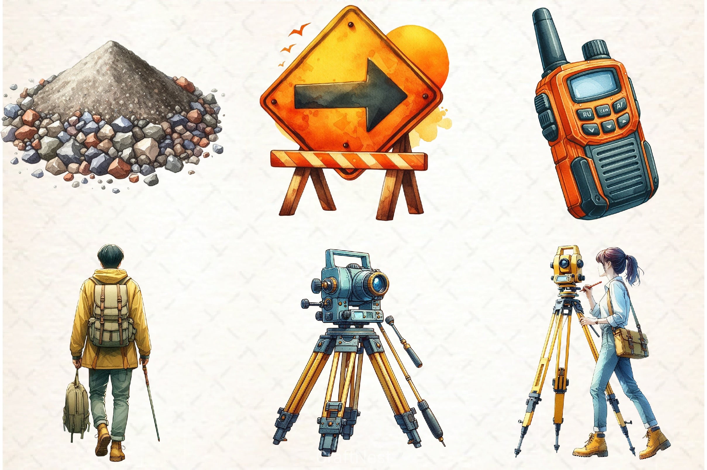 Construction Clipart Bundle 3 - CraftNest - Digital Crafting and Art