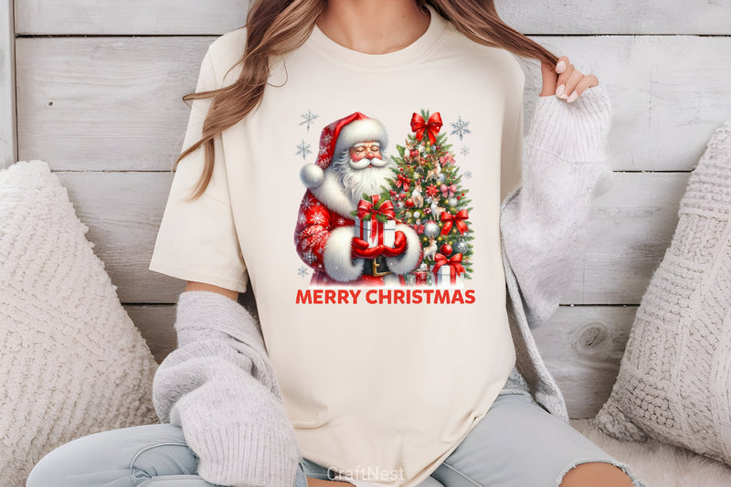 Christmas Santa Clipart Bundle 3 - CraftNest - Digital Crafting and Art