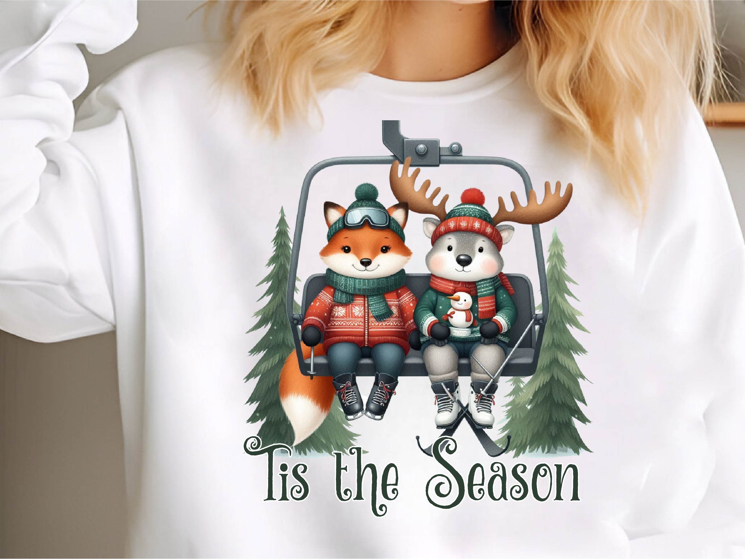 Tis The Season Animal Christmas Clipart Bundle - CraftNest - Digital Crafting and Art