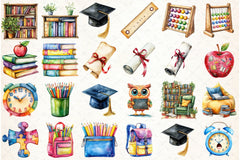 Teaching Material Clipart Bundle - CraftNest - Digital Crafting and Art