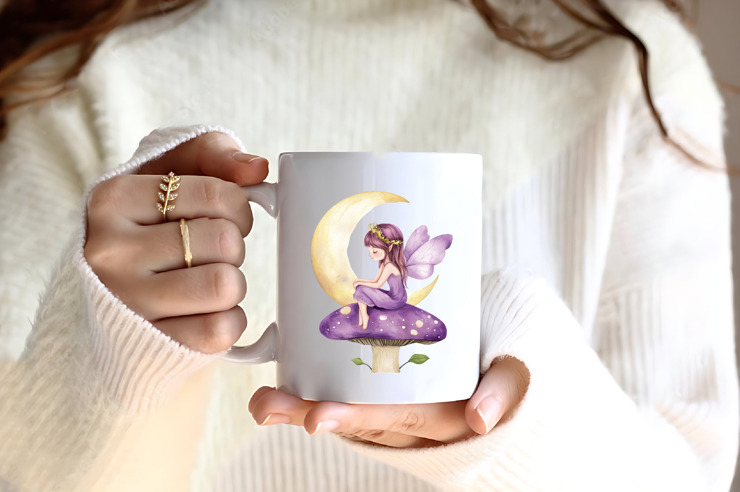 Magical Garden Purple Fairies Clipart Bundle 1 - CraftNest - Digital Crafting and Art