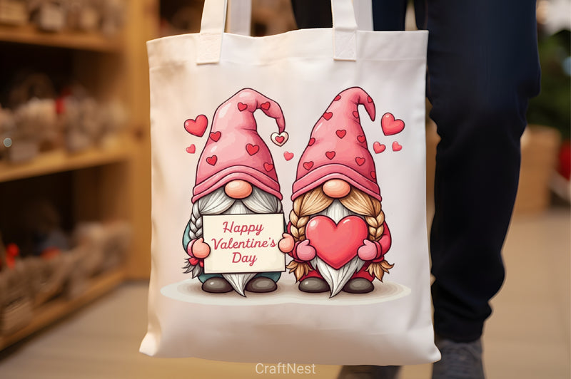 Valentine Gnome Clipart Bundle 6 - CraftNest - Digital Crafting and Art
