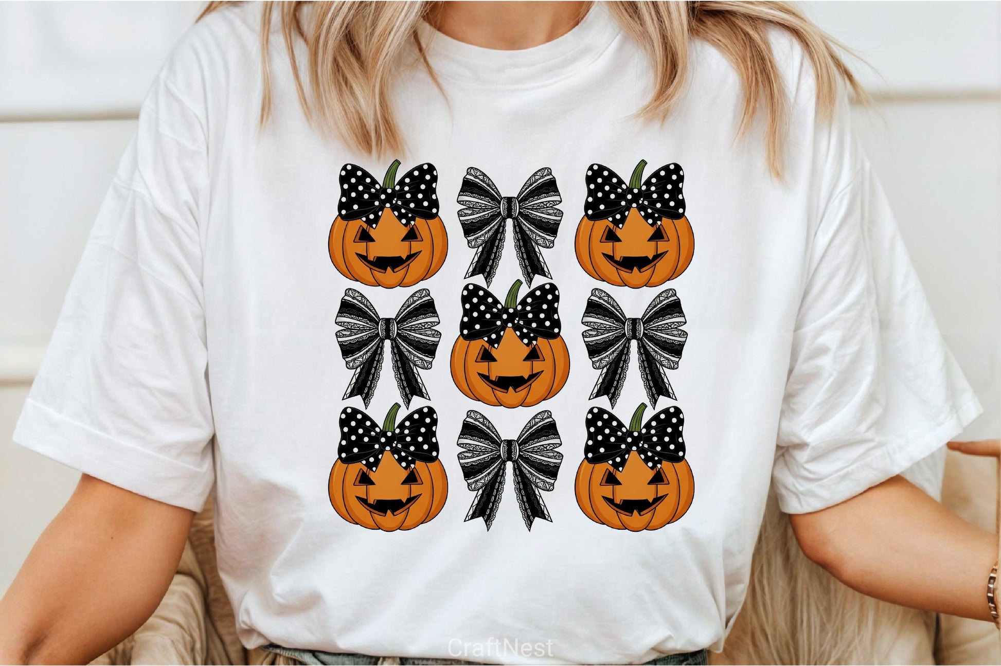 Halloween Pumpkin Fall Bow Clipart Bundle - CraftNest - Digital Crafting and Art