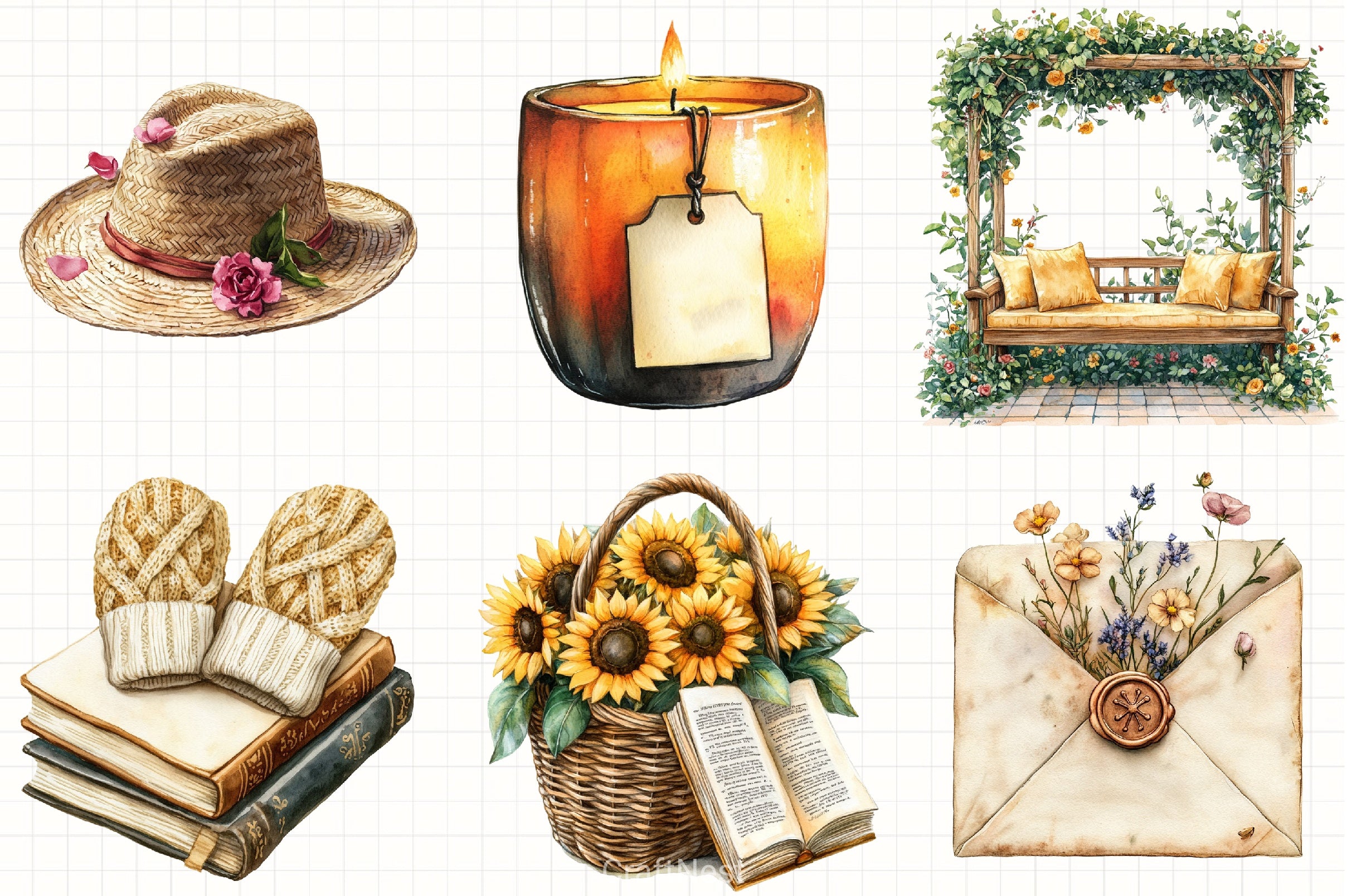 Autumn Set Clipart Bundle - CraftNest - Digital Crafting and Art