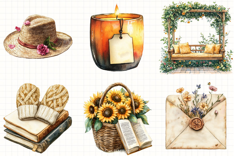 Autumn Set Clipart Bundle - CraftNest - Digital Crafting and Art