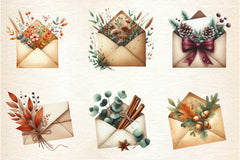 Autumn Envelope Clipart Bundle - CraftNest - Digital Crafting and Art